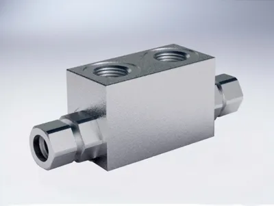 Válvula de retenção de controle hidráulico simples (para montagem tubular de 12 mm DIN 2353) 