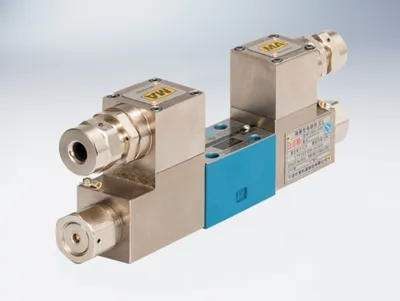 Válvula reversora de solenoide proporcional à prova de chamas (5X)