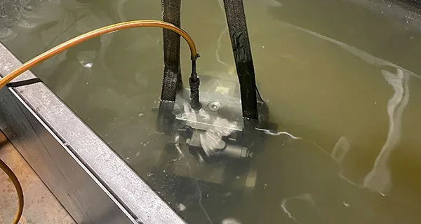 Teste de estanqueidade ao ar